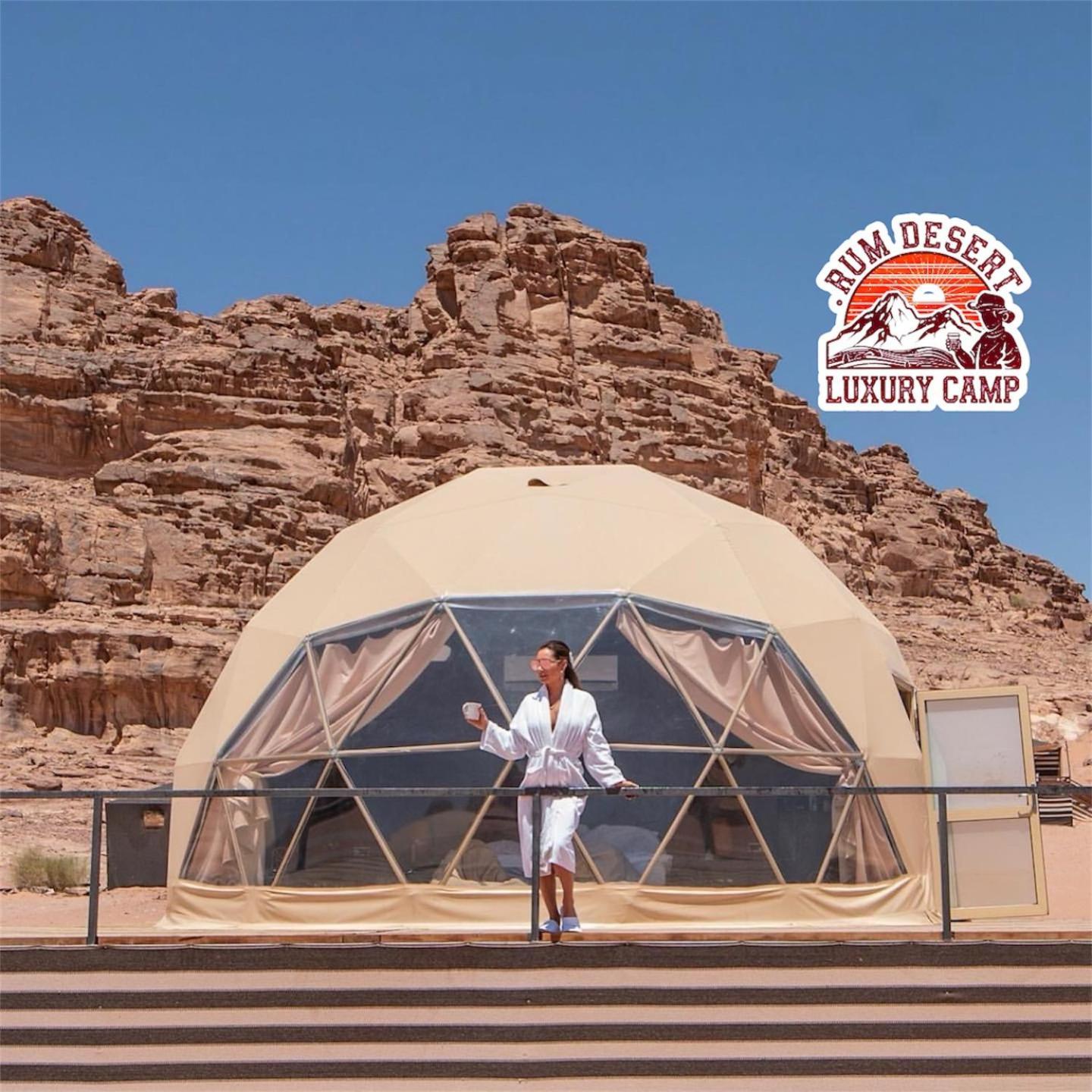 Rum Desert Luxury Camp & Bubble Room 와디럼 외부 사진